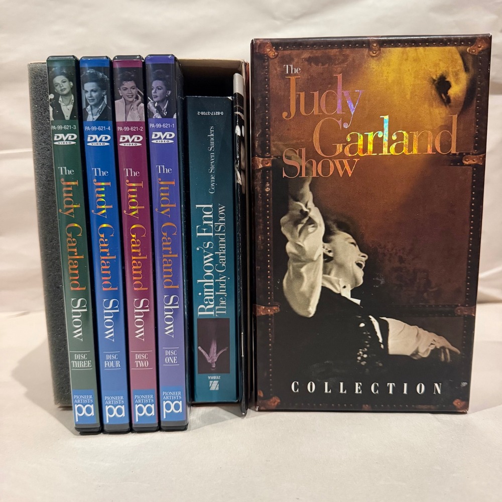 The Judy Garland Show Collection 1999 4-Disc DVD Set + Rainbow's End Book